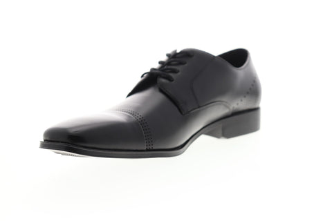 Unlisted by Kenneth Cole Lesson Plan JMH6SY025 Mens Black Cap Toe Oxfords Shoes