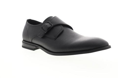 Unlisted by Kenneth Cole Libra Monk Mens Black Low Top Monk Strap Oxfords Shoes