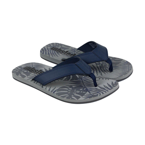 Unlisted by Kenneth Cole Parade Sandal Mens Blue Thong Flip-Flops Sandals Shoes
