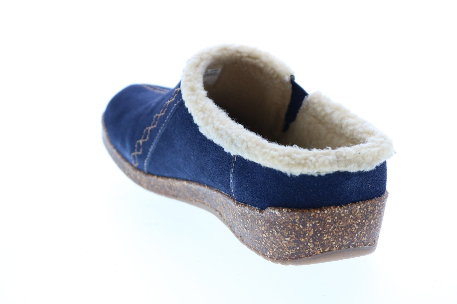 Earth Origins Johanna JOHANNA-NVY Womens Blue Suede Slip On Clog