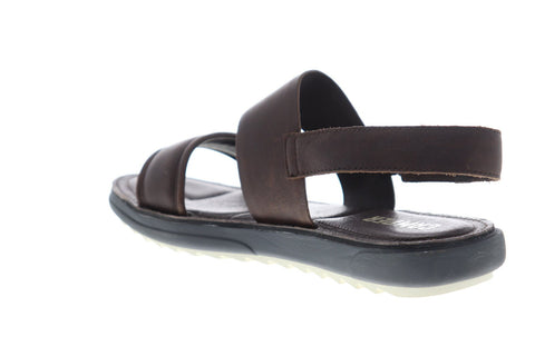 Camper Marges K100051-009 Mens Brown Leather Sport Sandals Shoes