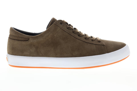 Camper Andratx K100231-007 Mens Brown Suede Low Top Lace Up Euro Sneakers Shoes
