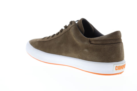 Camper Andratx K100231-007 Mens Brown Suede Low Top Lace Up Euro Sneakers Shoes