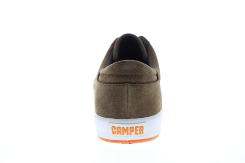 Camper Andratx K100231-007 Mens Brown Suede Low Top Lace Up Euro Sneakers Shoes