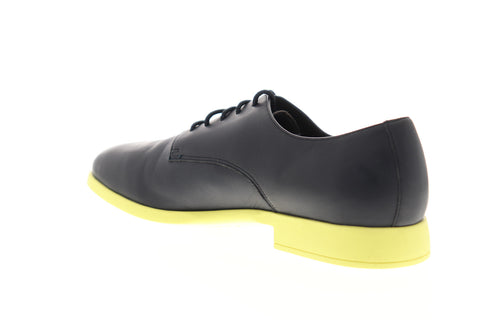 Camper Truman K100243-005 Mens Black Leather Low Top Plain Toe Oxfords Shoes