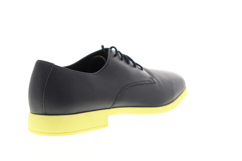 Camper Truman K100243-005 Mens Black Leather Low Top Plain Toe Oxfords Shoes