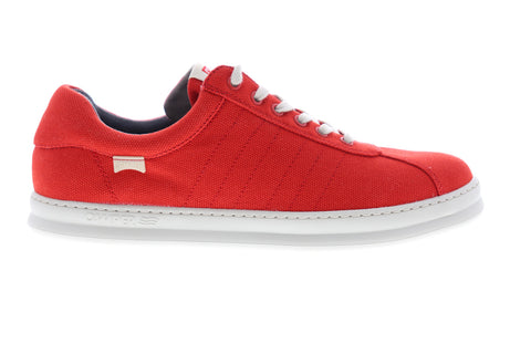 Camper Runner Four K100309-005 Mens Red Canvas Low Top Euro Sneakers Shoes