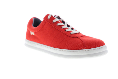 Camper Runner Four K100309-005 Mens Red Canvas Low Top Euro Sneakers Shoes