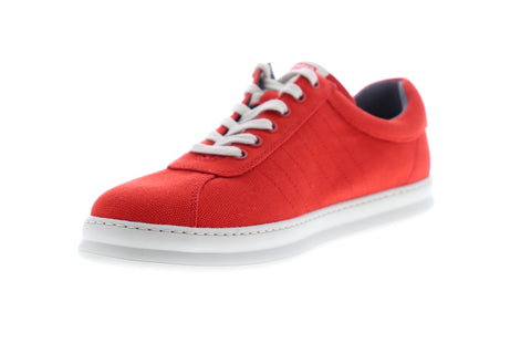 Camper Runner Four K100309-005 Mens Red Canvas Low Top Euro Sneakers Shoes