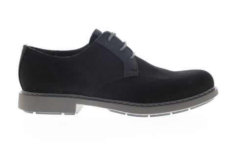 Camper Neuman K100359-005 Mens Black Canvas Low Top Plain Toe Oxfords Shoes