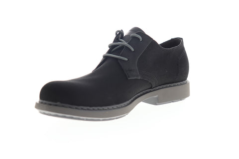 Camper Neuman K100359-005 Mens Black Canvas Low Top Plain Toe Oxfords Shoes