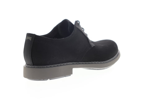 Camper Neuman K100359-005 Mens Black Canvas Low Top Plain Toe Oxfords Shoes