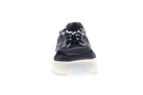 Camper Nothing K100436-007 Mens Black Nubuck Leather Low Top Euro Sneakers Shoes