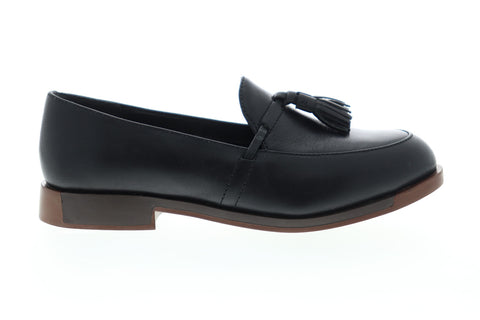 Camper Bowie K200074-005 Womens Black Leather Slip On Loafer Flats Shoes