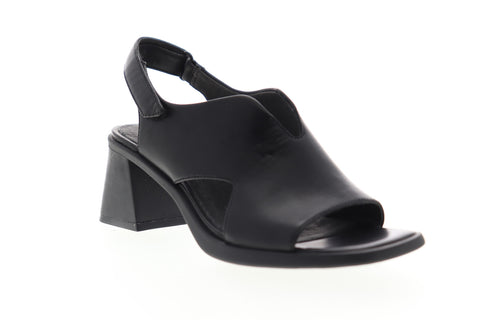 Camper Karolina K200102-004 Womens Black Leather Pumps Heels Shoes