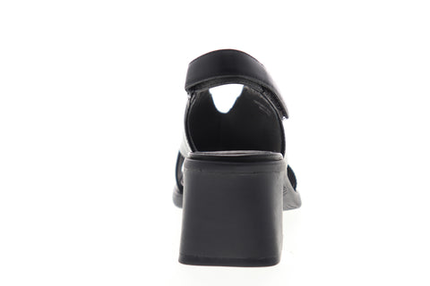 Camper Karolina K200102-004 Womens Black Leather Pumps Heels Shoes