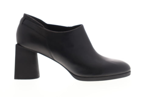 Camper Lea K200109-002 Womens Black Leather Slip On Pumps Heels Shoes