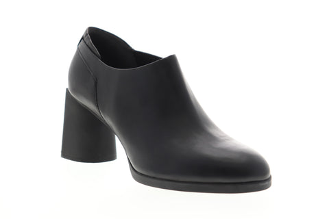 Camper Lea K200109-002 Womens Black Leather Slip On Pumps Heels Shoes