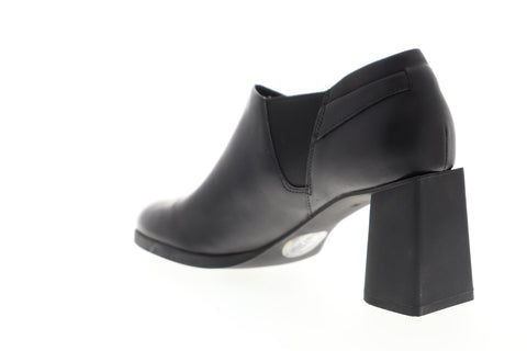 Camper Lea K200109-002 Womens Black Leather Slip On Pumps Heels Shoes