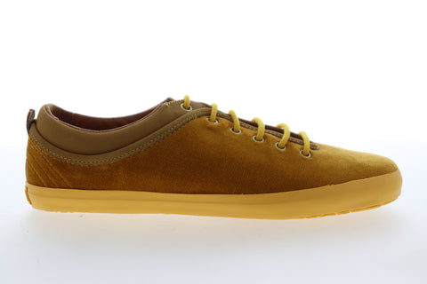 Camper Motel K200120-007 Womens Brown Canvas Low Top Lace Up Euro Sneakers Shoes