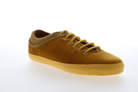 Camper Motel K200120-007 Womens Brown Canvas Low Top Lace Up Euro Sneakers Shoes