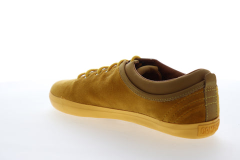 Camper Motel K200120-007 Womens Brown Canvas Low Top Lace Up Euro Sneakers Shoes