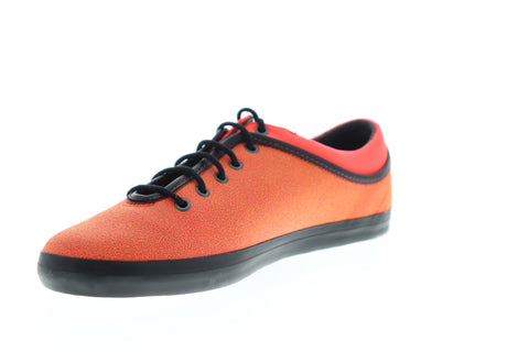 Camper Motel K200120-008 Womens Orange Leather Low Top Euro Sneakers Shoes