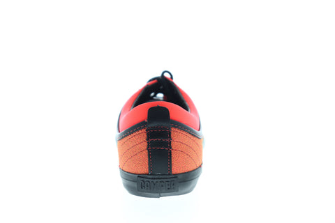 Camper Motel K200120-008 Womens Orange Leather Low Top Euro Sneakers Shoes