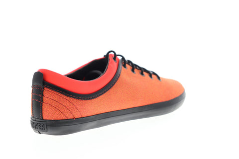 Camper Motel K200120-008 Womens Orange Leather Low Top Euro Sneakers Shoes