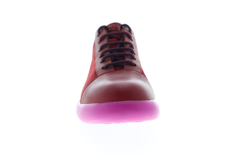 Camper Pelotas Capsule XL K200197-005 Womens Red Leather Euro Sneakers Shoes