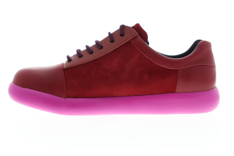 Camper Pelotas Capsule XL K200197-005 Womens Red Leather Euro Sneakers Shoes
