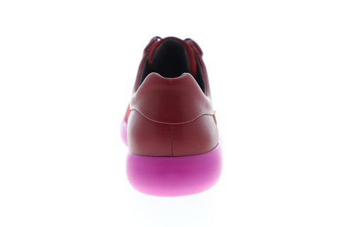 Camper Pelotas Capsule XL K200197-005 Womens Red Leather Euro Sneakers Shoes