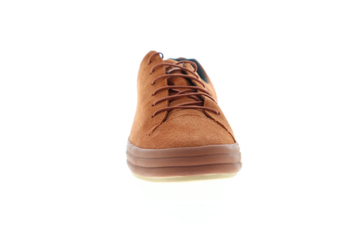 Camper Hoops K200298-014 Womens Brown Suede Low Top Lace Up Euro Sneakers Shoes