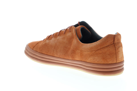 Camper Hoops K200298-014 Womens Brown Suede Low Top Lace Up Euro Sneakers Shoes