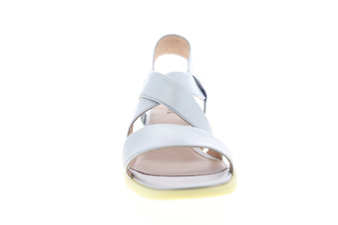Camper Kobo K200328-002 Womens Gray Leather Slingback Sandals Shoes