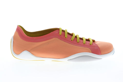 Camper Noshu K200351-009 Womens Orange Mesh Low Top Lace Up Euro Sneakers Shoes