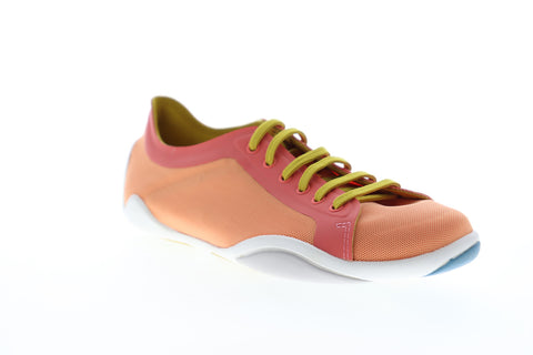 Camper Noshu K200351-009 Womens Orange Mesh Low Top Lace Up Euro Sneakers Shoes
