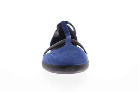 Camper Casi Tiptap K200448-002 Womens Blue Suede Slip On Ballet Flats Shoes