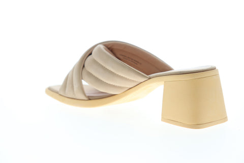 Camper Karolina K200463-001 Womens Beige Tan Nubuck Leather Pumps Heels Shoes