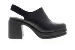 Camper Alice K200466-001 Womens Black Leather Adjustable Strap Pumps Heels Shoes