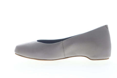 Camper Serena K200490-004 Womens Gray Nubuck Leather Slip On Ballet Flats Shoes