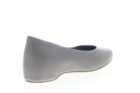 Camper Serena K200490-004 Womens Gray Nubuck Leather Slip On Ballet Flats Shoes