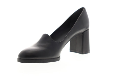 Camper Kara K200557-001 Womens Black Leather Slip On Pumps Heels Shoes