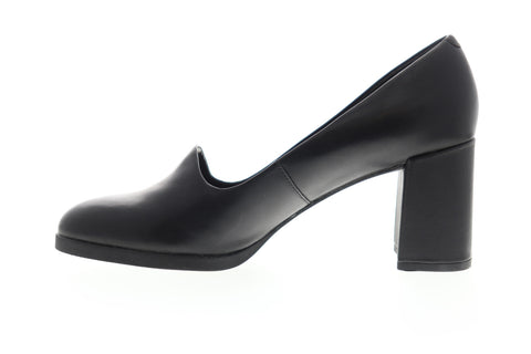 Camper Kara K200557-001 Womens Black Leather Slip On Pumps Heels Shoes