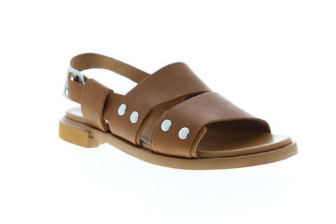 Camper Edy K200574-002 Womens Brown Leather Slingback Sandals Shoes