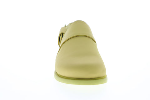 Camper Eda K200668-007 Womens Yellow Leather Slingback Sandals Shoes
