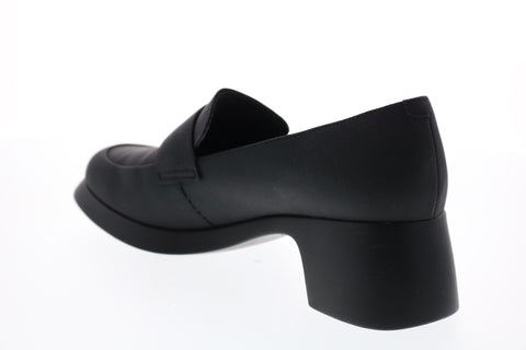 Camper Trisha K200781-001 Womens Black Leather Slip On Pumps Heels Shoes