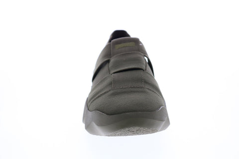 Camper Dub K200862-002 Womens Green Canvas Slip On Euro Sneakers Shoes