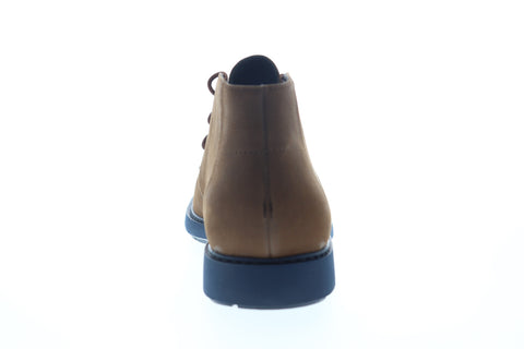 Camper Neuman K300171-001 Mens Brown Nubuck Leather Mid Top Chukkas Boots