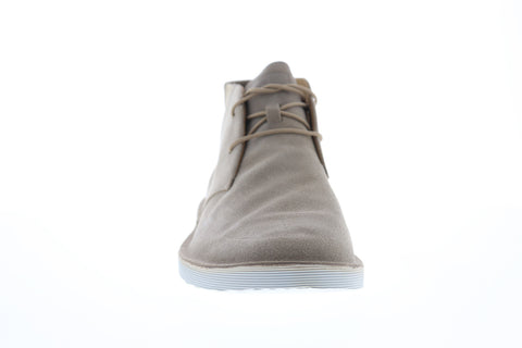 Camper Morrys K300202-002 Mens Gray Suede Mid Top Lace Up Chukkas Boots